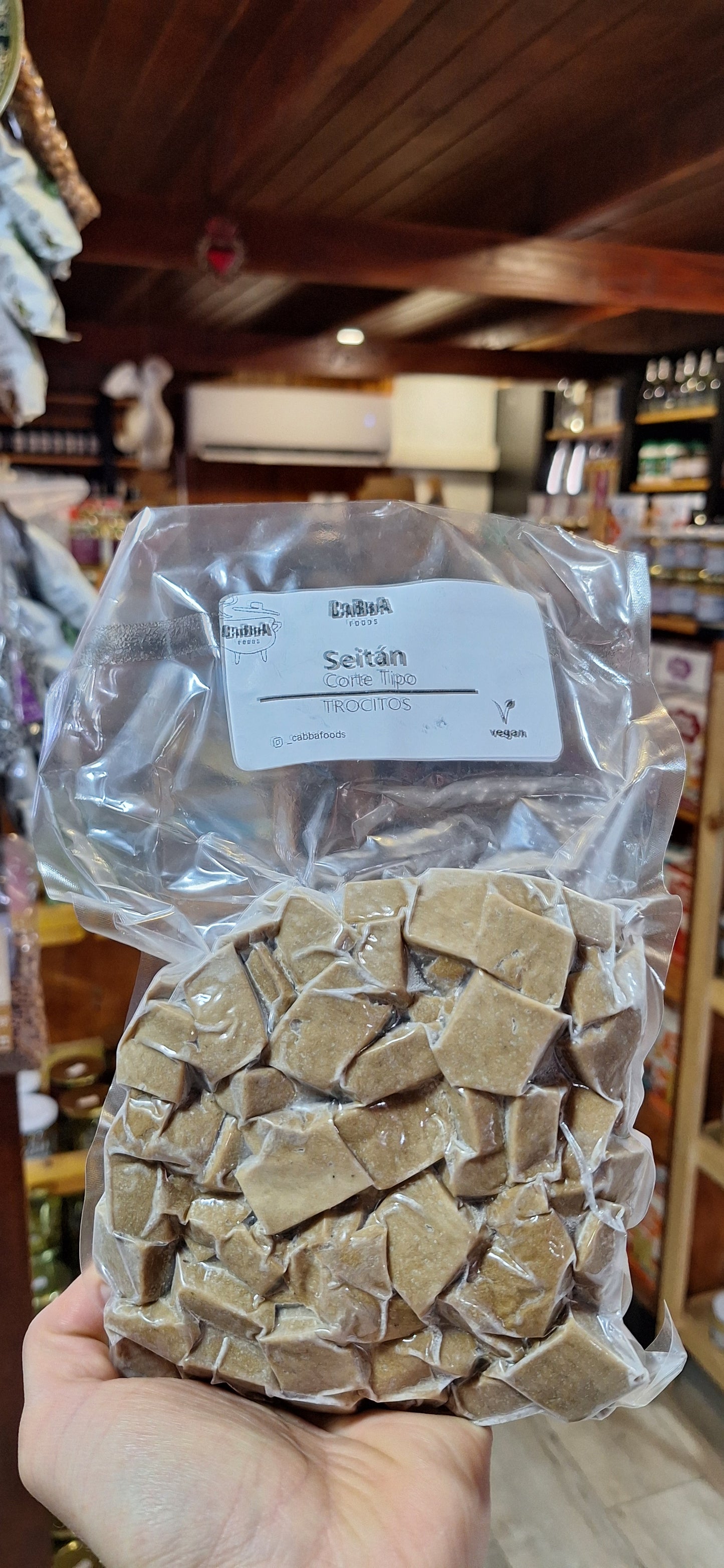 Seitán en Cubitos 500 Gr
