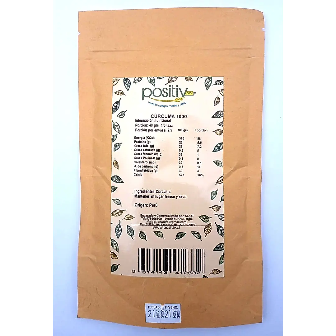 Cúrcuma en polvo 100 g