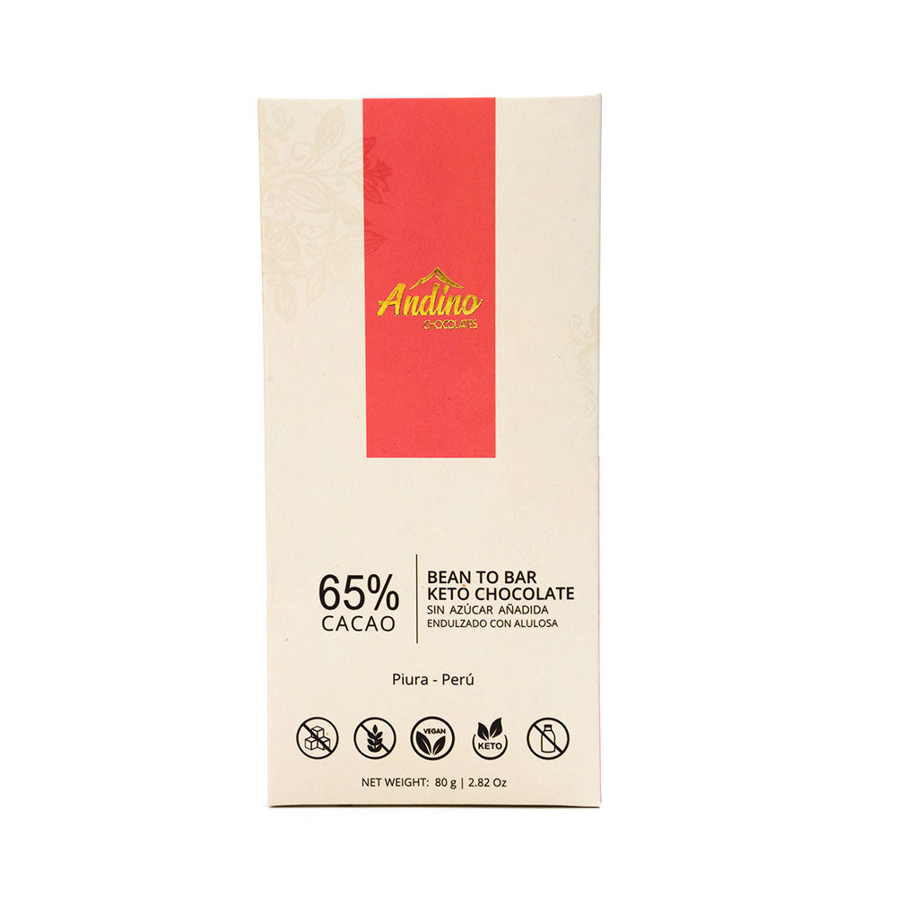 Barra de Chocolate Keto 65%
