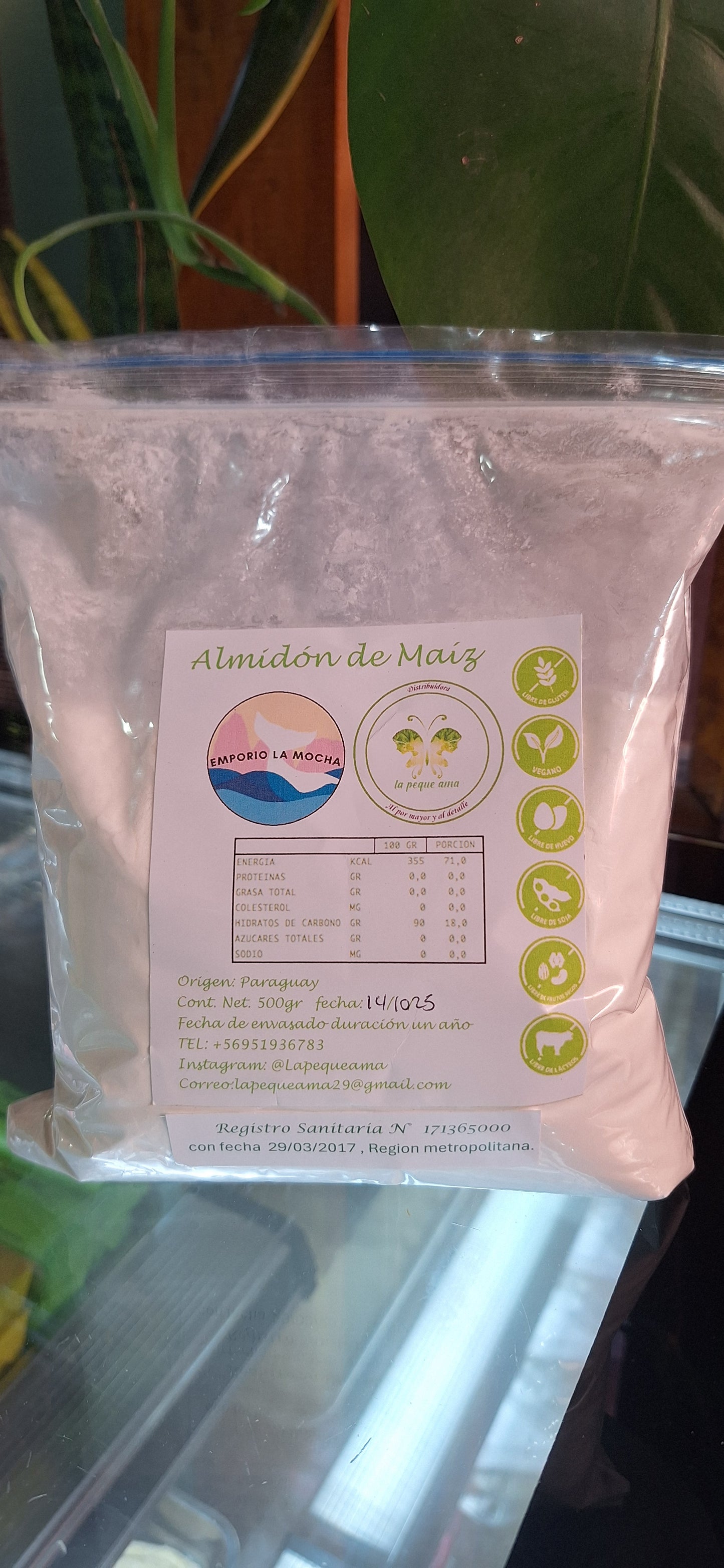 Almidón de Maíz 500 Gr