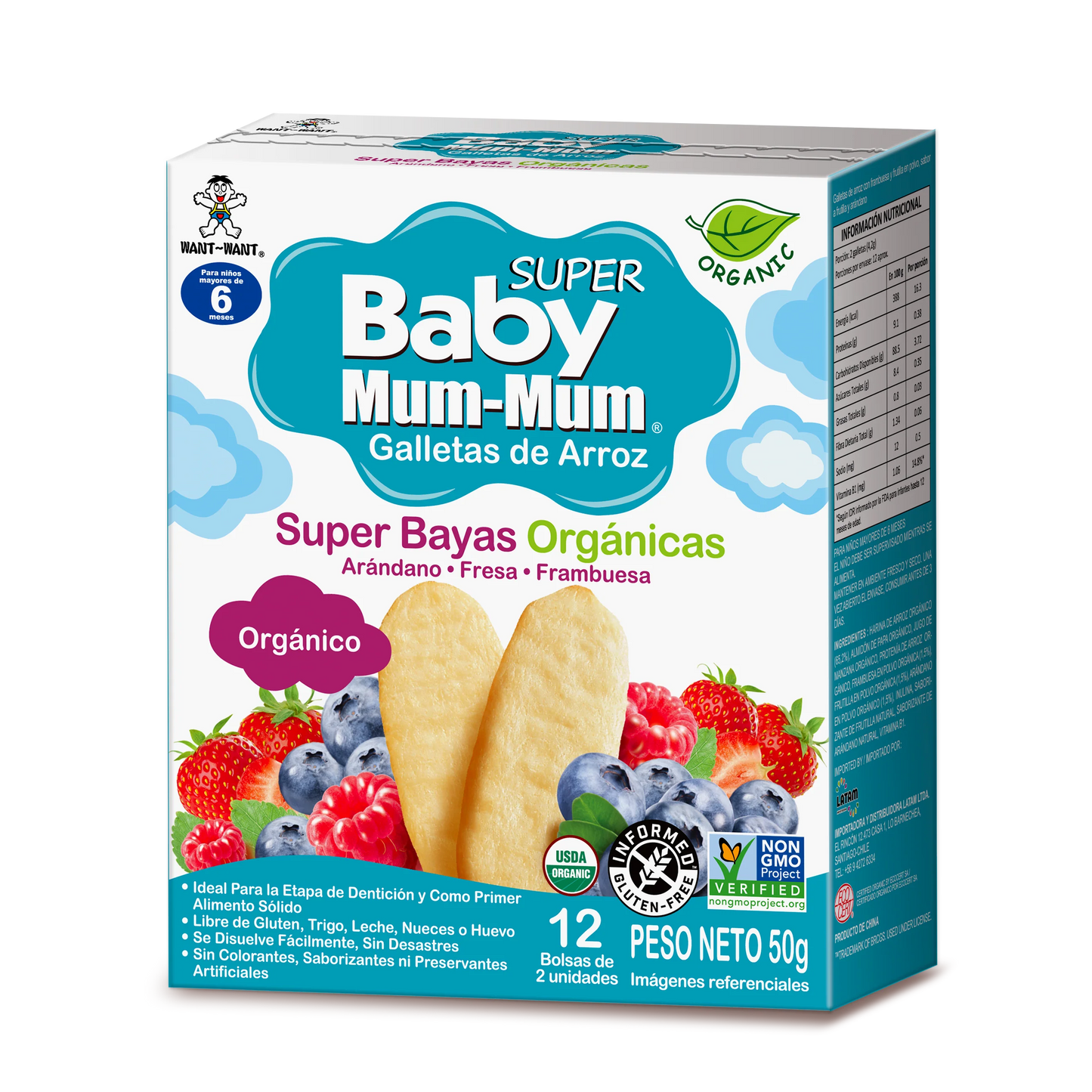Super Baby Mum-Mum Berries Orgánicas