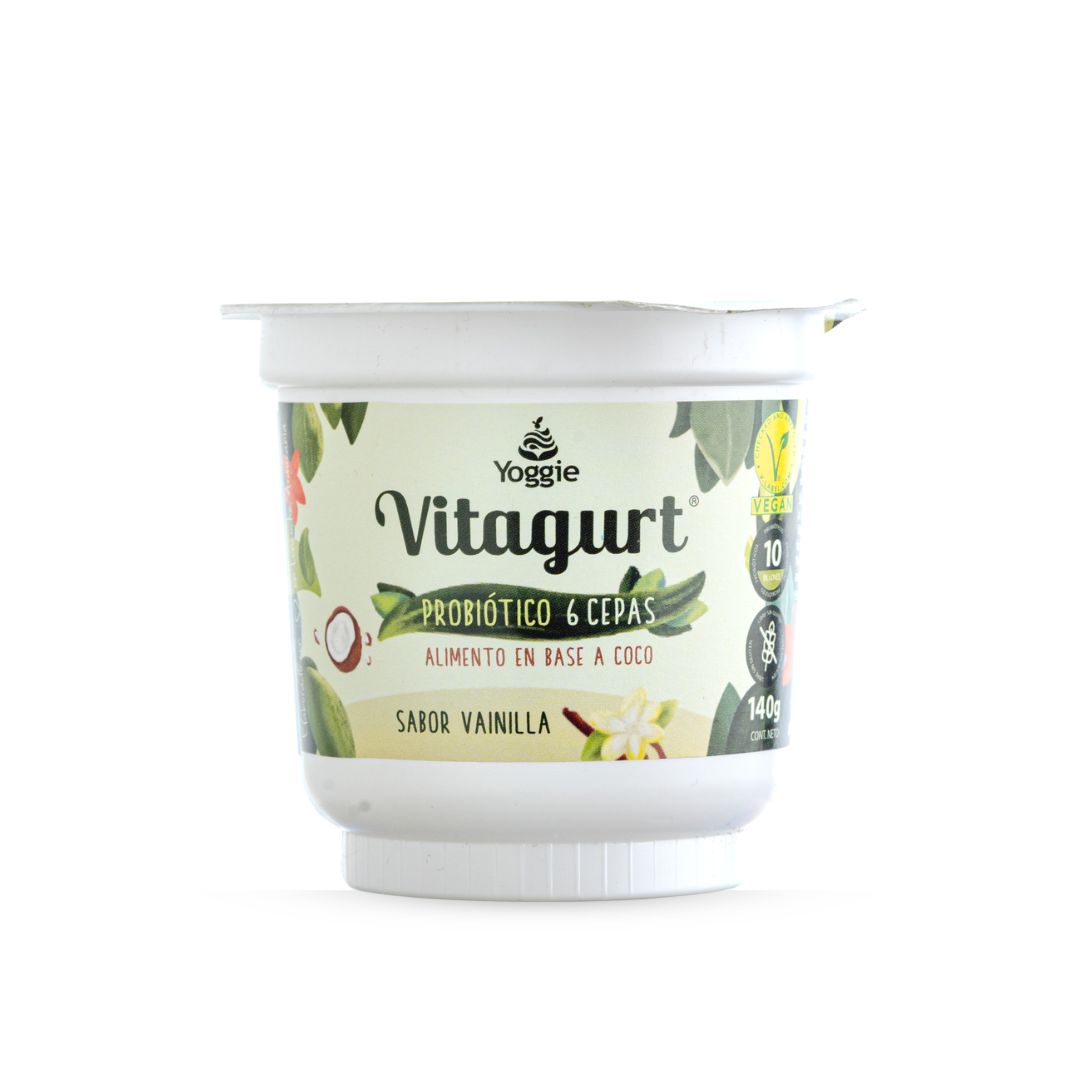 Vitagurt 140 g en Base a Coco - Sabor Vainilla