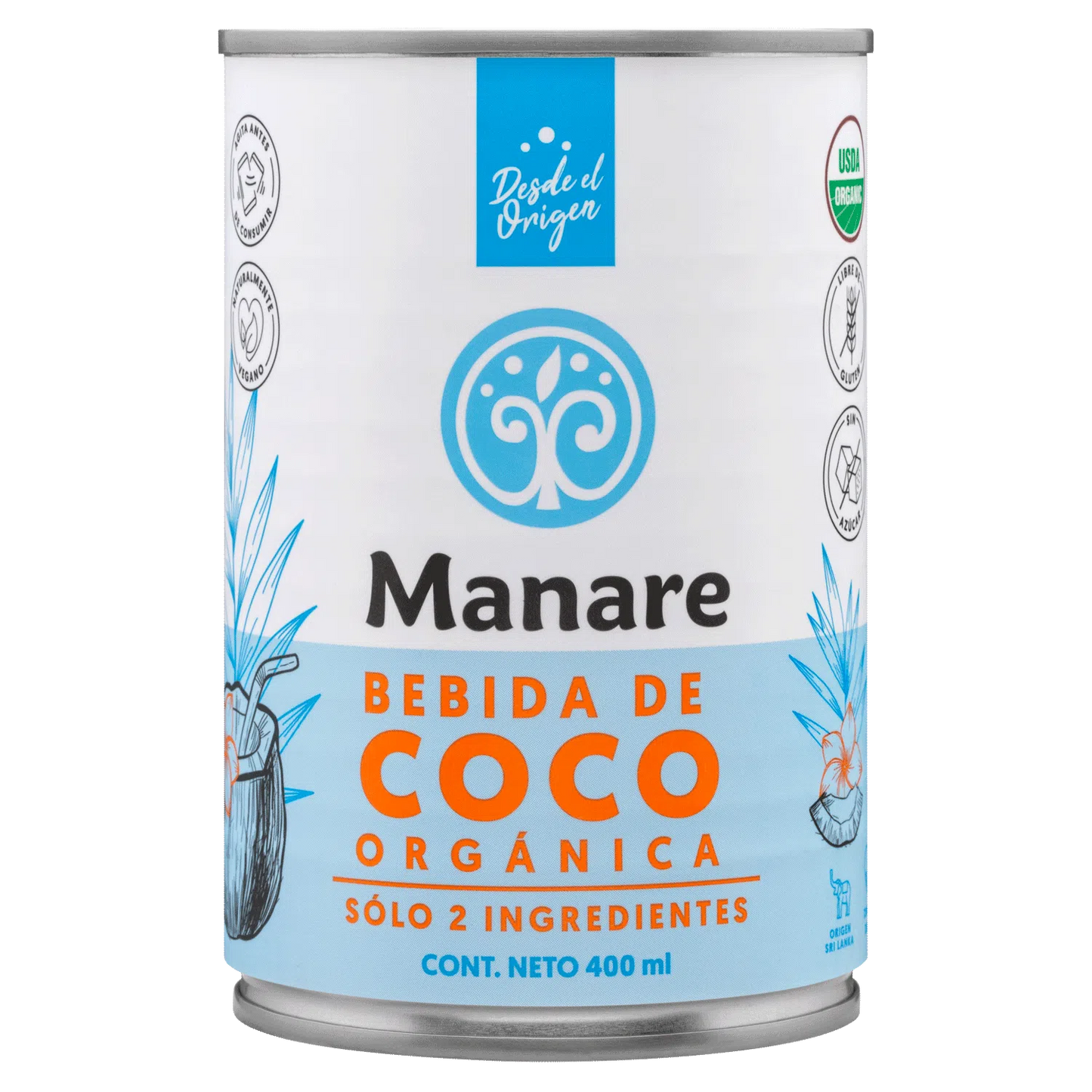 Bebida de Coco Orgánica 400 ml
