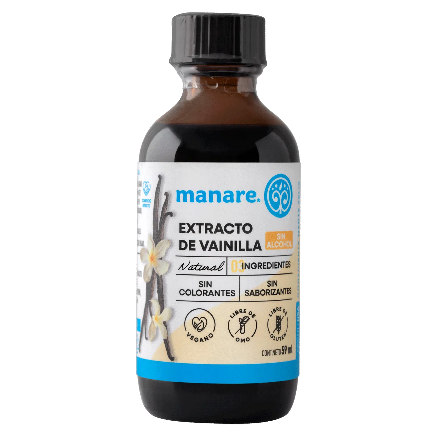 Extracto de Vainilla sin Alcohol 59 ml