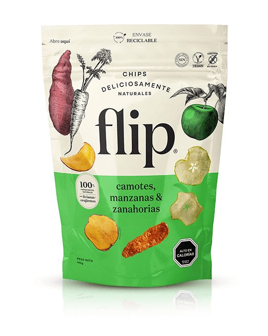 Chips de Camotes, Manzanas y Zanahorias