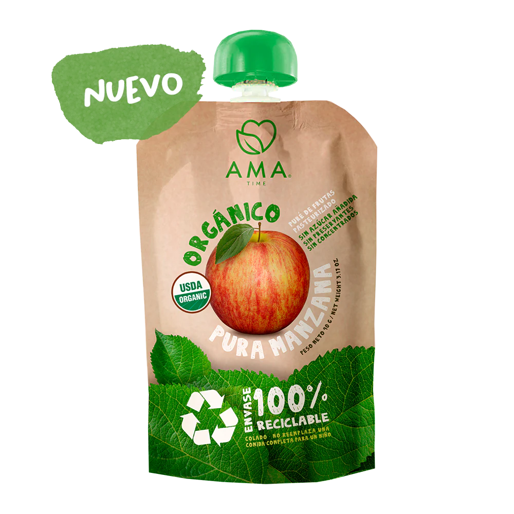 Puré Orgánico Manzana 90 g