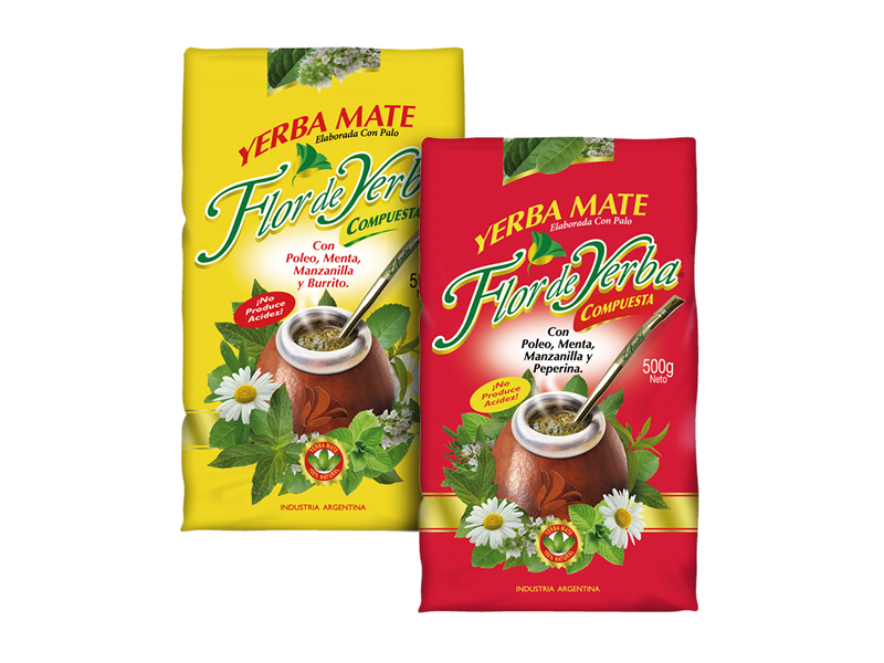 Yerba Mate Flor de Yerba Roja 500 g