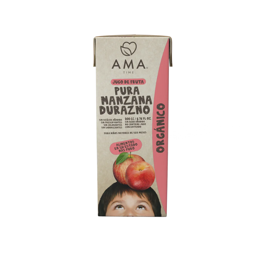 Jugo Orgánico - Manzana Durazno 200 ml