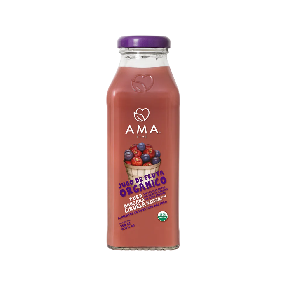 Jugo de Fruta Orgánico - Manzana Ciruela 300 cc