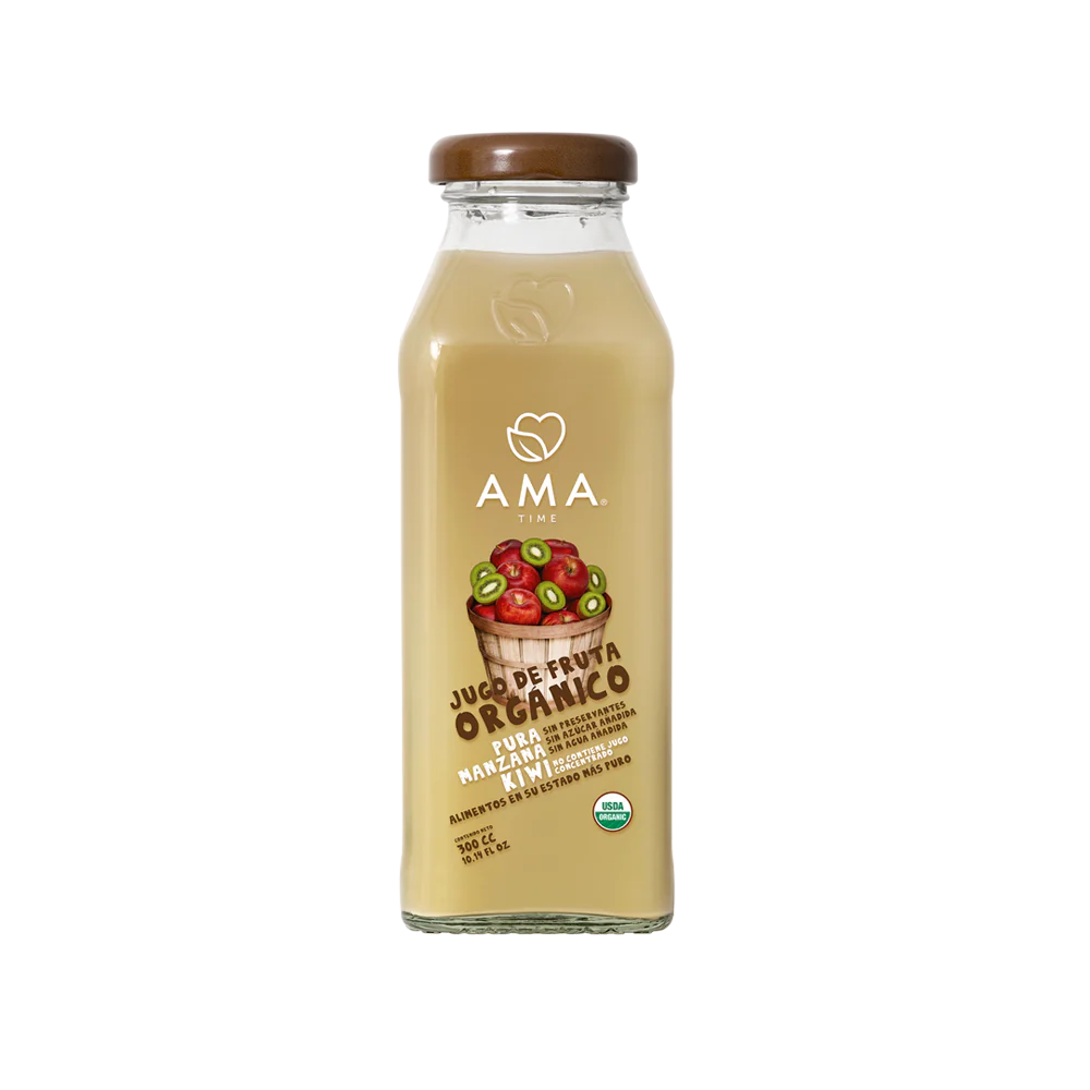 Jugo de Fruta Orgánico - Manzana Kiwi 300 cc
