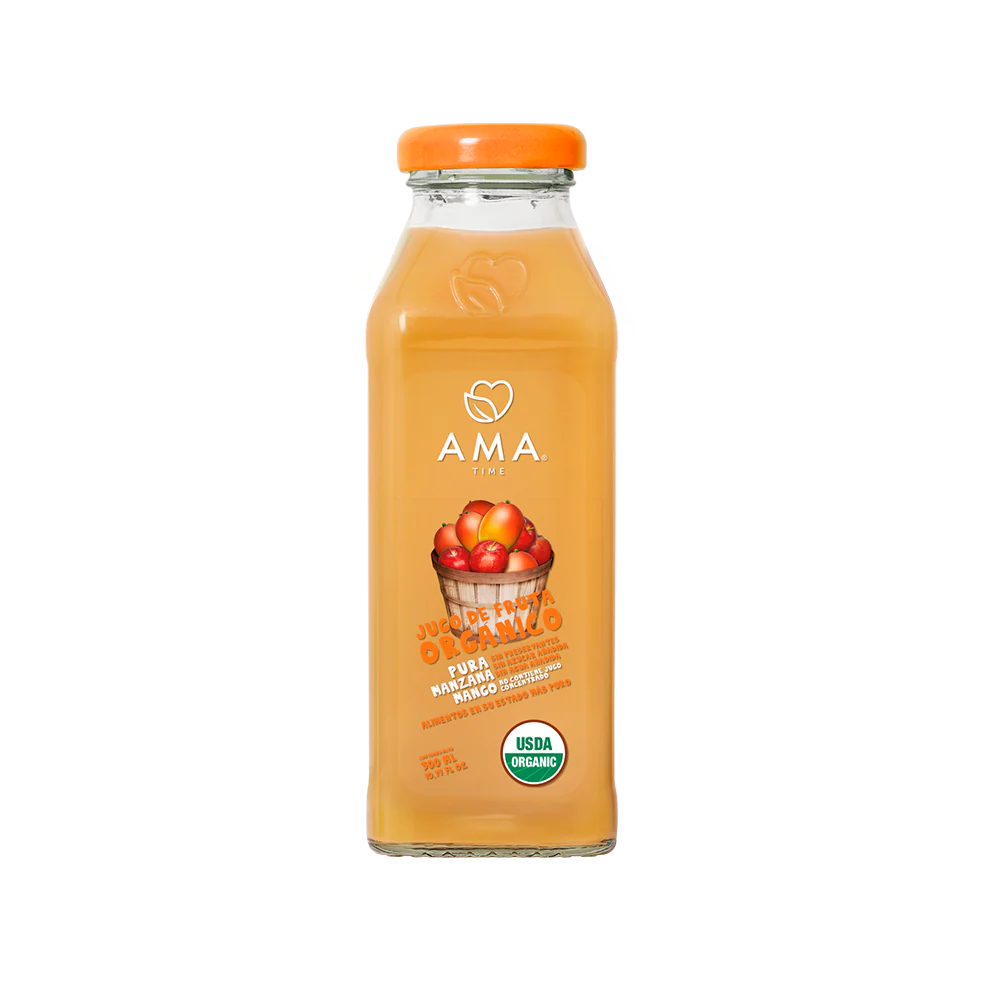 Jugo de Fruta Orgánico - Manzana Mango 300 cc