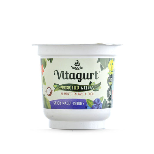 Vitagurt 140 en Base a Coco - Sabor Maqui Berries
