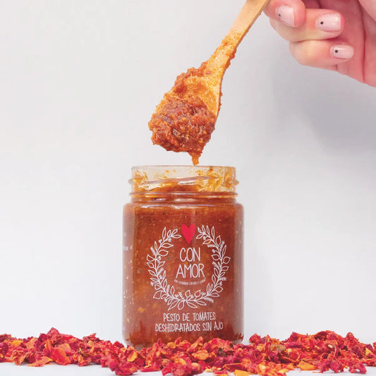 Pesto de Tomates Deshidratados sin Ajo