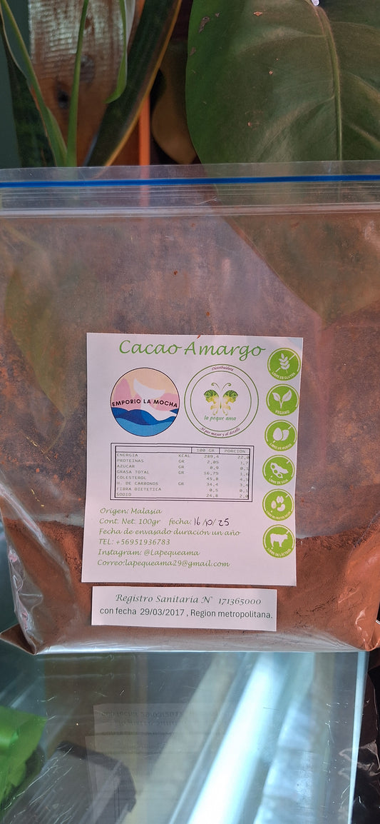 Cacao Amargo 100 Gr