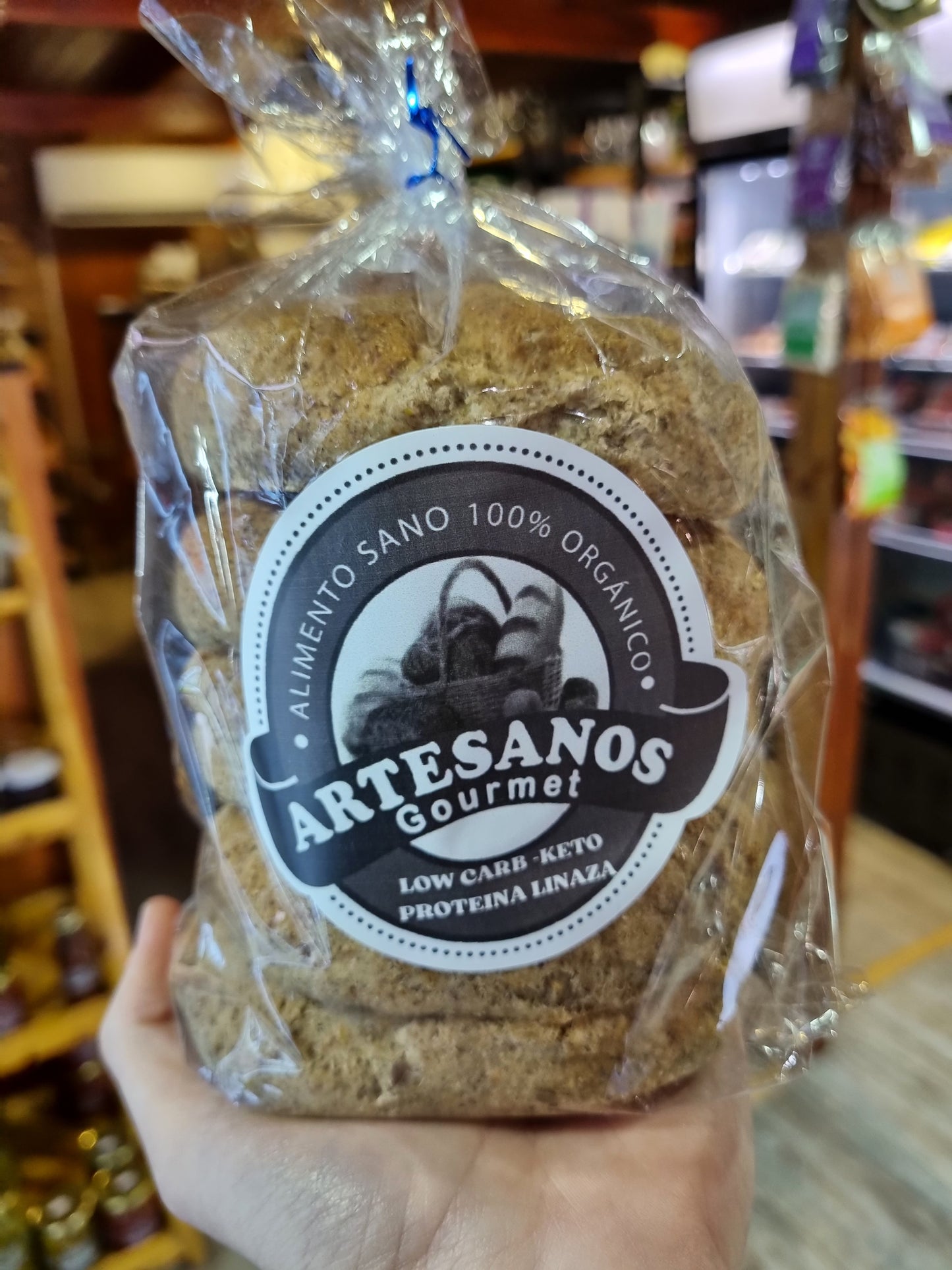 Pan Keto Sin Gluten Proteína Linaza