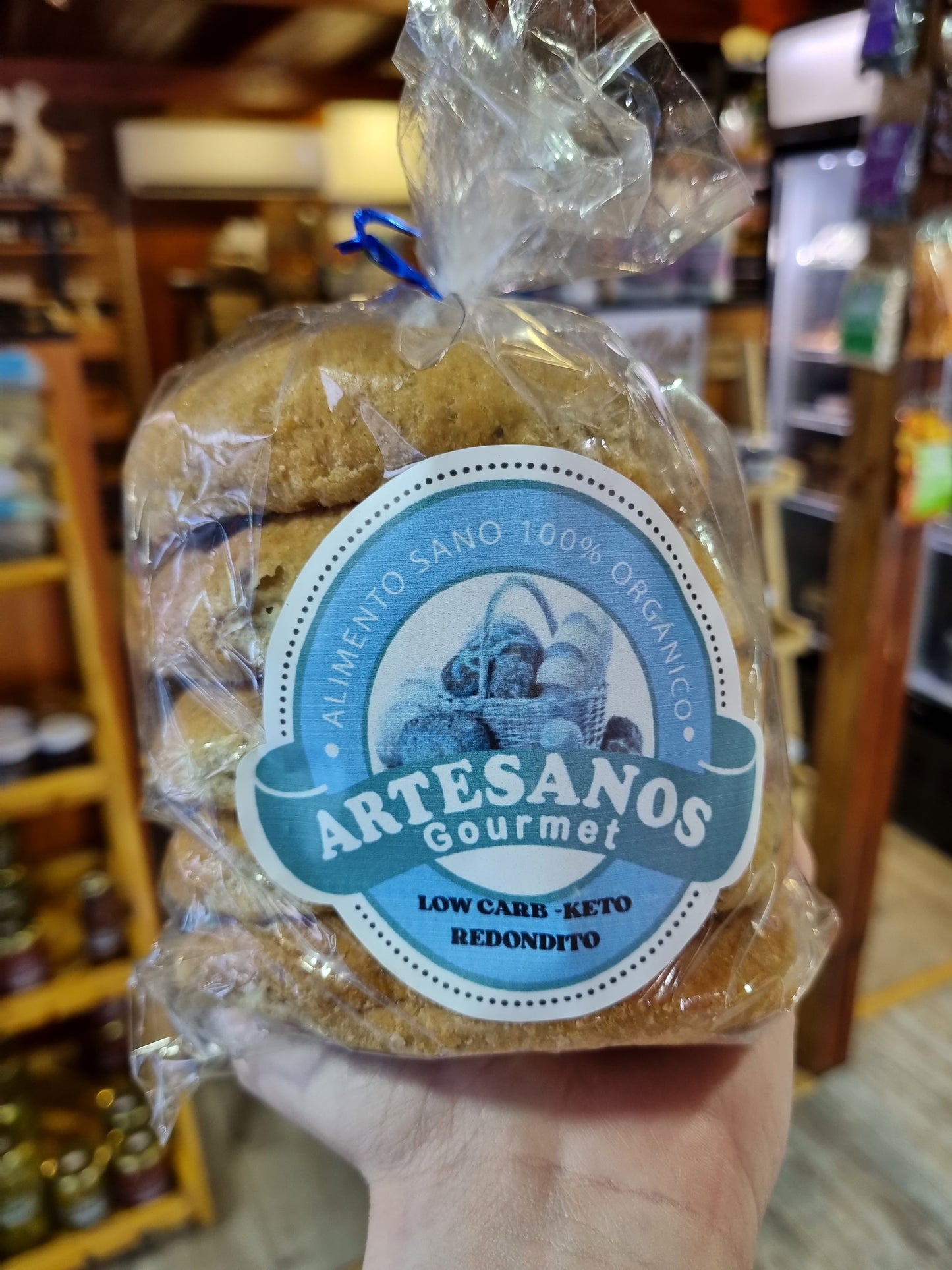 Pan Keto Sin Gluten Redondito