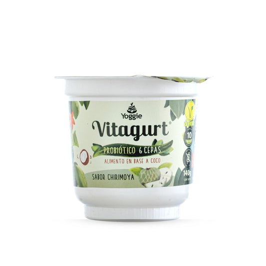 Vitagurt 140 g en Base a Coco - Sabor Chirimoya