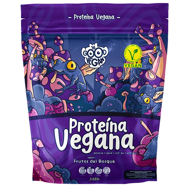 Proteína Vegana - Frutos del Bosque 1020 g