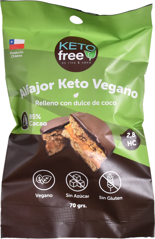 Alfajor Keto Vegano Dulce de Coco