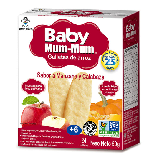 Baby Mum-Mum Manzana y Calabaza
