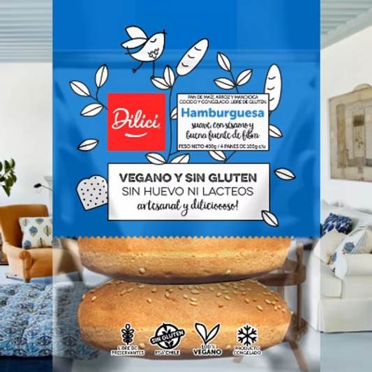 Pan Hamburguesa Sin Gluten