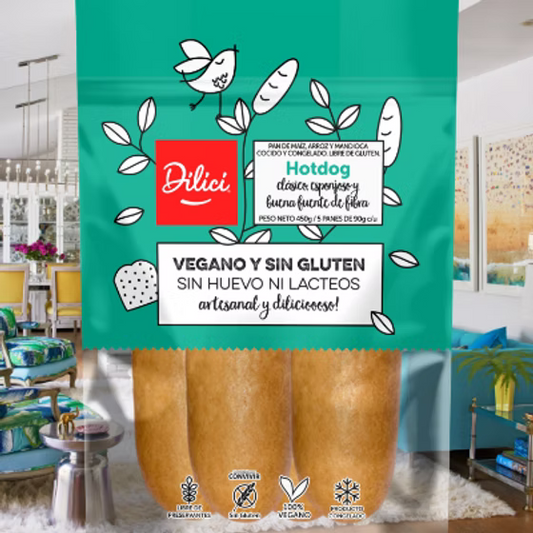 Pan Hot Dog Sin Gluten