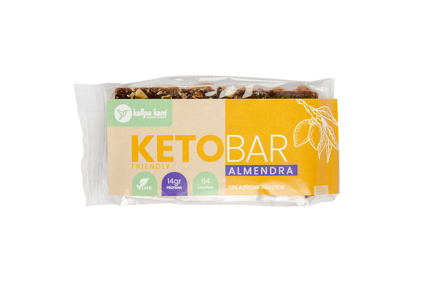 Barra Ketoprotein Almendra