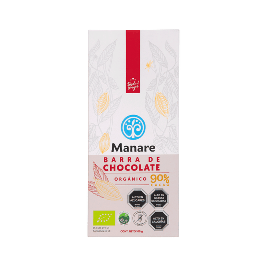 Chocolate 90% Cacao Orgánico 100 g