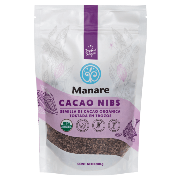 Cacao Nibs Orgánico 200 g