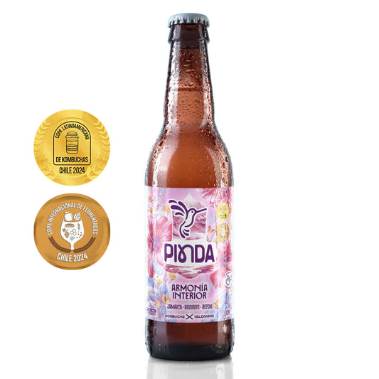 Kombucha Armonía Interior con Jamaica Roibos Y Reishi