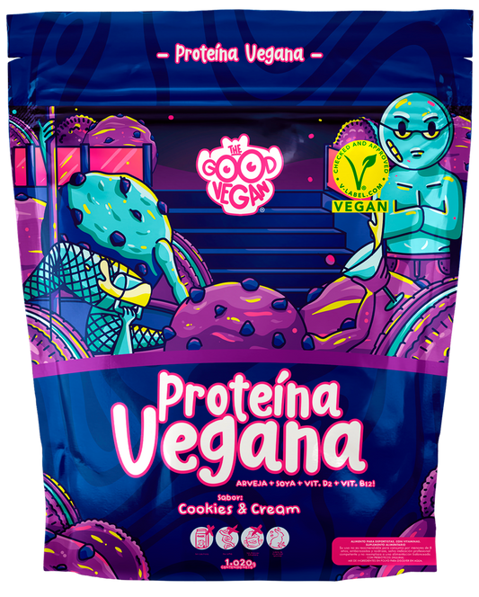 Proteína Vegana - Cookies & Cream 1020 g