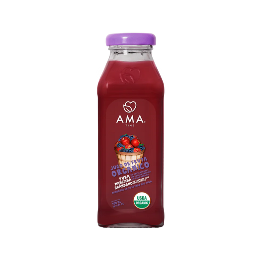 Jugo de Fruta Orgánico - Manzana Arándano 300 cc