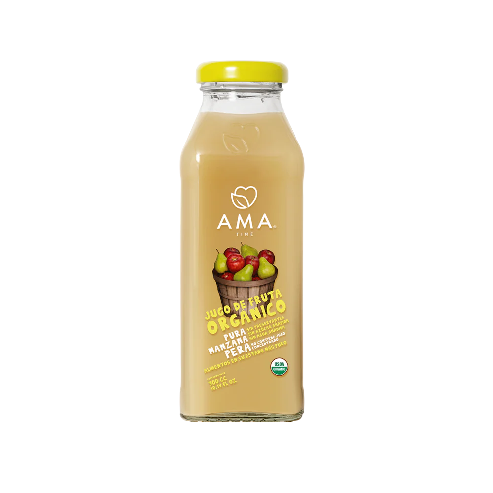Jugo de Fruta Orgánico - Manzana Pera 300 cc