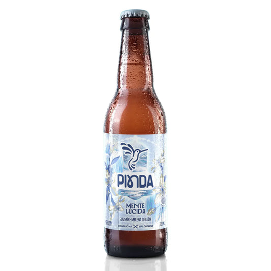 Kombucha Mente Lúcida con Jazmín y Melena de León