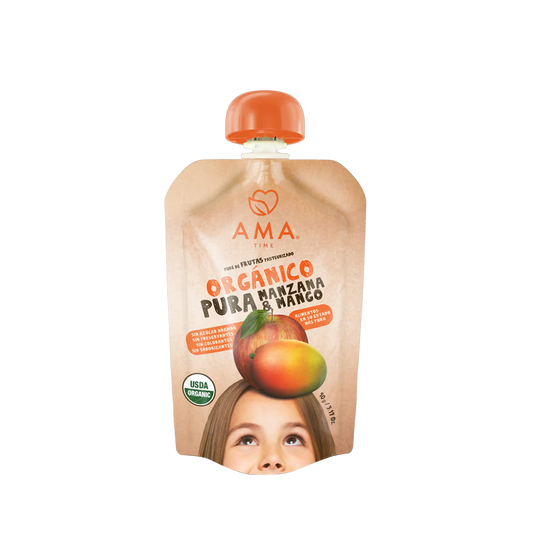 Puré Orgánico Manzana Mango 90 g