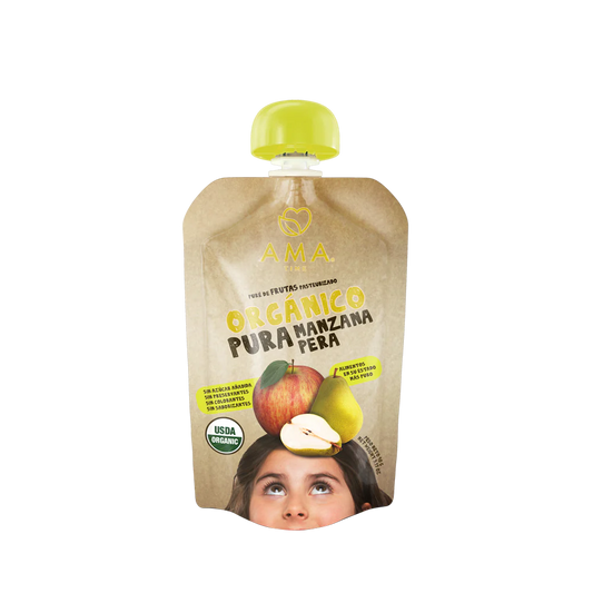 Puré Orgánico Manzana Pera 90 g